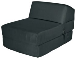 ColourMatch - Single Chairbed - Jet Black